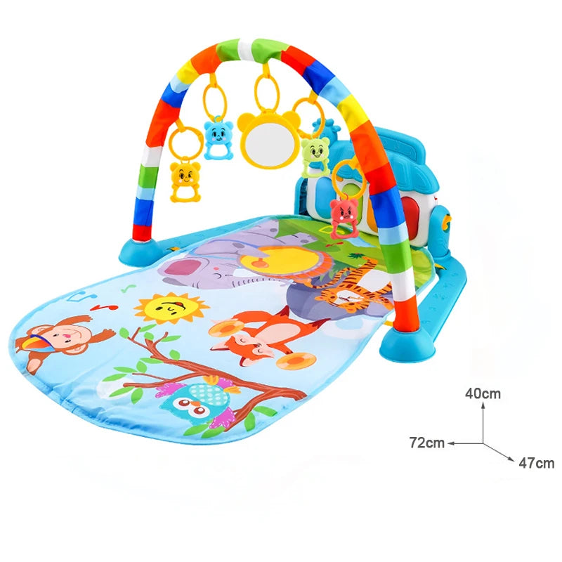 PlayTune™ Musical Baby Activity Gym – Piano Play Mat & Crawling Pad for Infants and Toddlers