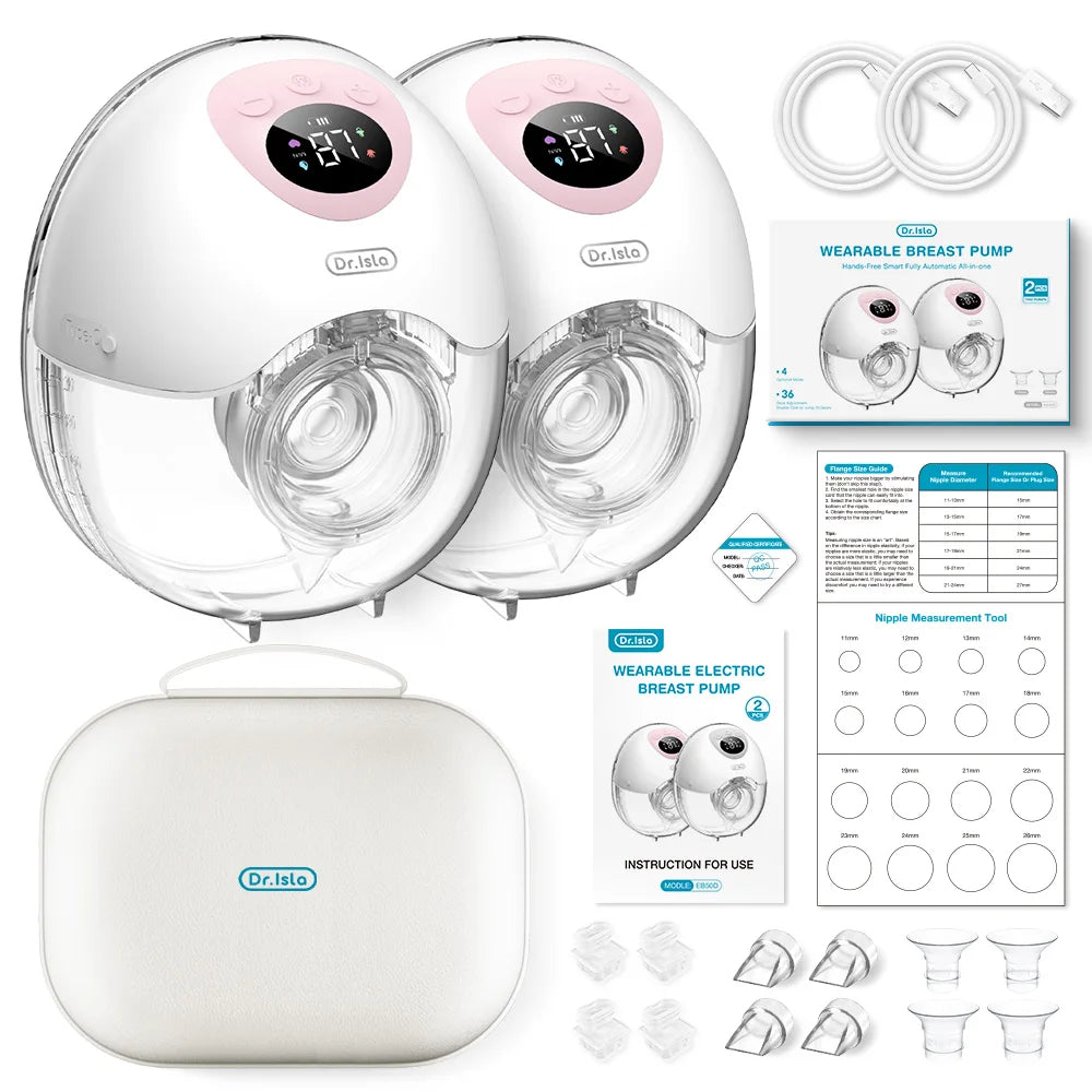 MAMIJOY™ Hands-Free Wearable Electric Breast Pump EB50 – 4 Modes & 36 Suction Levels, Silent & Leak-Proof