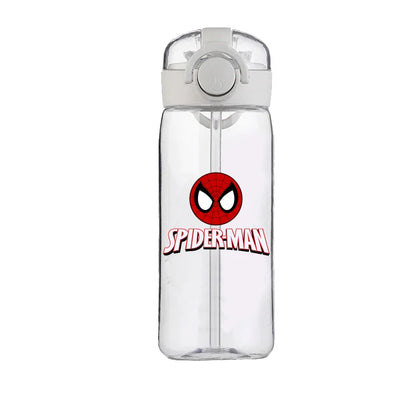 Marvel Spider-Man 400 ml Heat-Resistant Plastic Water Bottle for Kids – Large Capacity