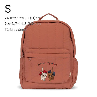 New KS Baby Backpack Parent-child Kids Schoolbag Kindergarten Bags Brand Traveling Cherry Children's Boys Girls Mom Storage