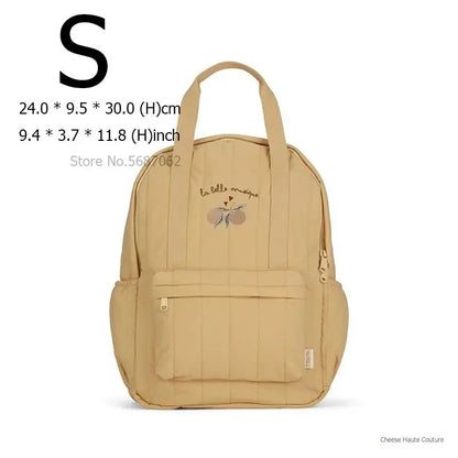 New KS Baby Backpack Parent-child Kids Schoolbag Kindergarten Bags Brand Traveling Cherry Children's Boys Girls Mom Storage