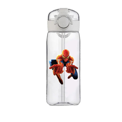 Marvel Spider-Man 400 ml Heat-Resistant Plastic Water Bottle for Kids – Large Capacity