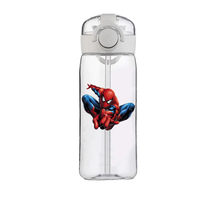 Marvel Spider-Man 400 ml Heat-Resistant Plastic Water Bottle for Kids – Large Capacity