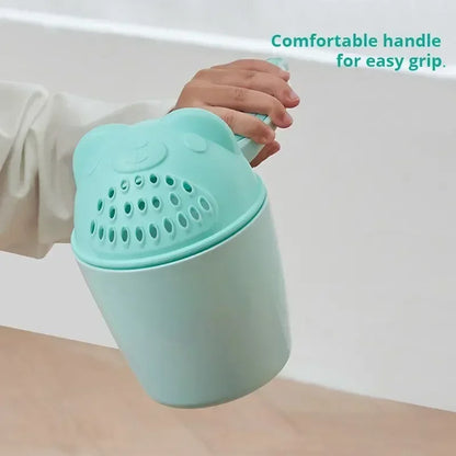 SplashEase™ Baby Shower Shampoo Cup – Cute Cartoon Kids Bathing Tool with Eye Protection