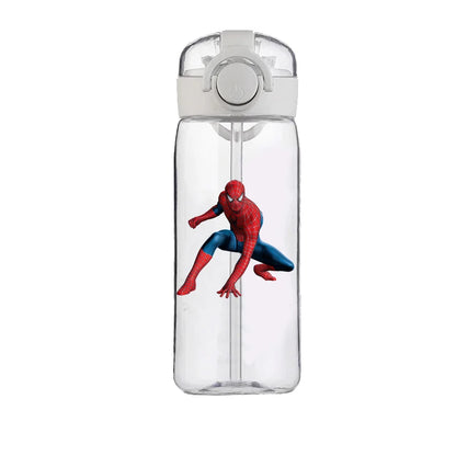Marvel Spider-Man 400 ml Heat-Resistant Plastic Water Bottle for Kids – Large Capacity