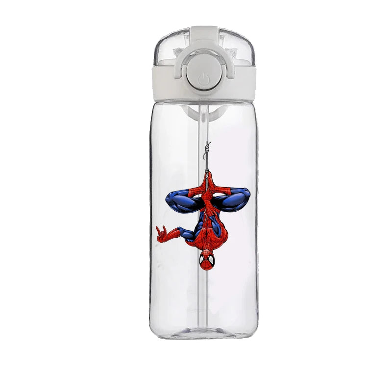 Marvel Spider-Man 400 ml Heat-Resistant Plastic Water Bottle for Kids – Large Capacity
