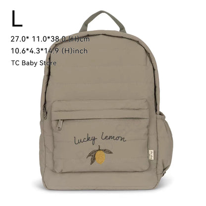 New KS Baby Backpack Parent-child Kids Schoolbag Kindergarten Bags Brand Traveling Cherry Children's Boys Girls Mom Storage