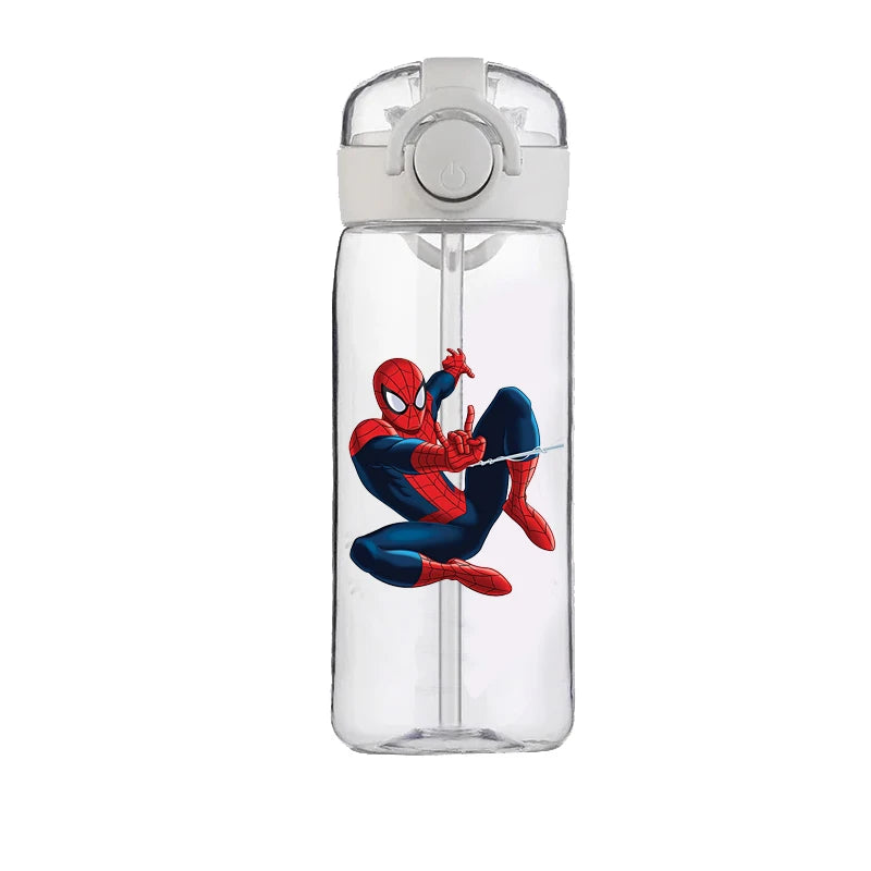 Marvel Spider-Man 400 ml Heat-Resistant Plastic Water Bottle for Kids – Large Capacity