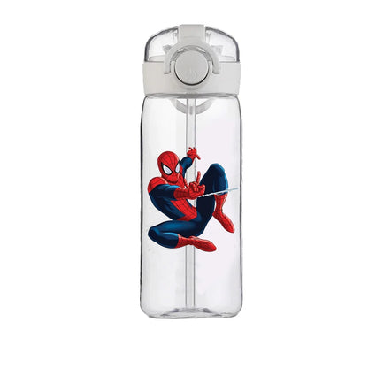 Marvel Spider-Man 400 ml Heat-Resistant Plastic Water Bottle for Kids – Large Capacity