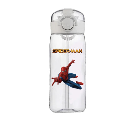Marvel Spider-Man 400 ml Heat-Resistant Plastic Water Bottle for Kids – Large Capacity