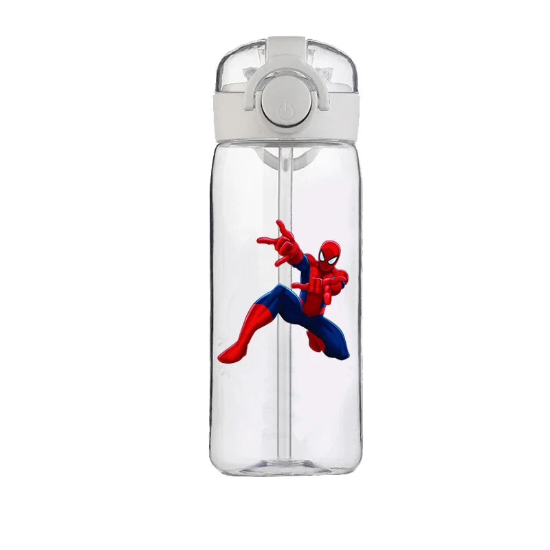 Marvel Spider-Man 400 ml Heat-Resistant Plastic Water Bottle for Kids – Large Capacity