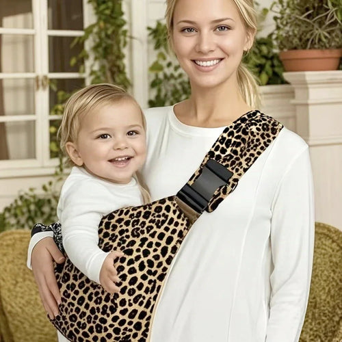 BabyGlide™ Portable Baby Carrier Wrap & Sling – Adjustable Shoulder Strap Infant Bag Carrier for Toddlers & Kids