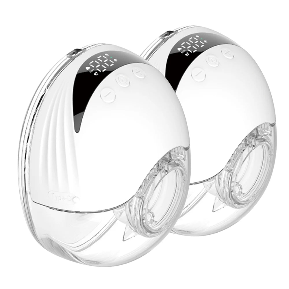 WearEase™ Hands-Free Wearable Electric Breast Pump – 4 Modes & 12 Levels