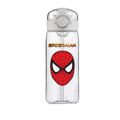 Marvel Spider-Man 400 ml Heat-Resistant Plastic Water Bottle for Kids – Large Capacity