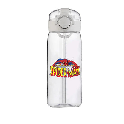 Marvel Spider-Man 400 ml Heat-Resistant Plastic Water Bottle for Kids – Large Capacity