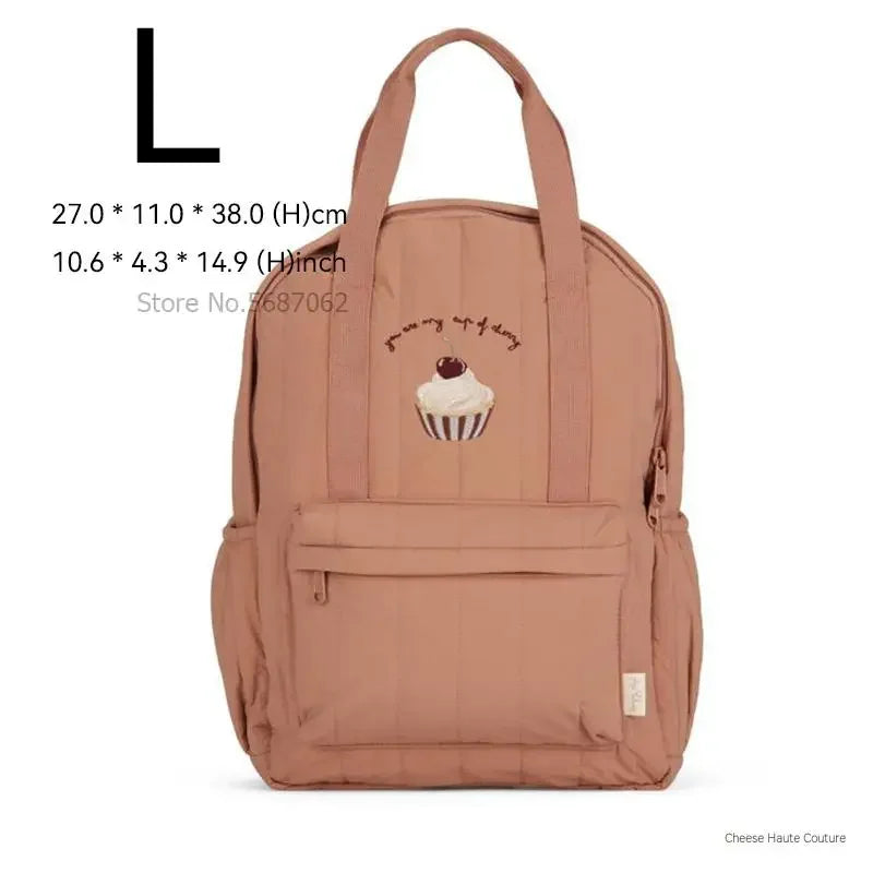 New KS Baby Backpack Parent-child Kids Schoolbag Kindergarten Bags Brand Traveling Cherry Children's Boys Girls Mom Storage