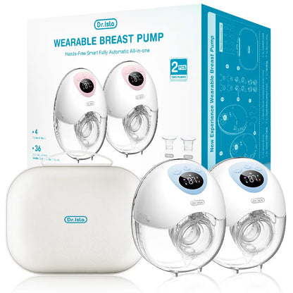 MAMIJOY™ Hands-Free Wearable Electric Breast Pump EB50 – 4 Modes & 36 Suction Levels, Silent & Leak-Proof