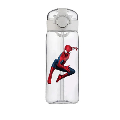 Marvel Spider-Man 400 ml Heat-Resistant Plastic Water Bottle for Kids – Large Capacity