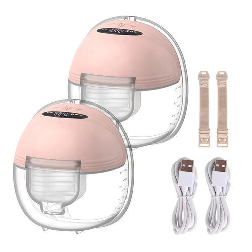 WearEase™ Hands-Free Wearable Electric Breast Pump – Silent Portable BPA-Free Milk Collector