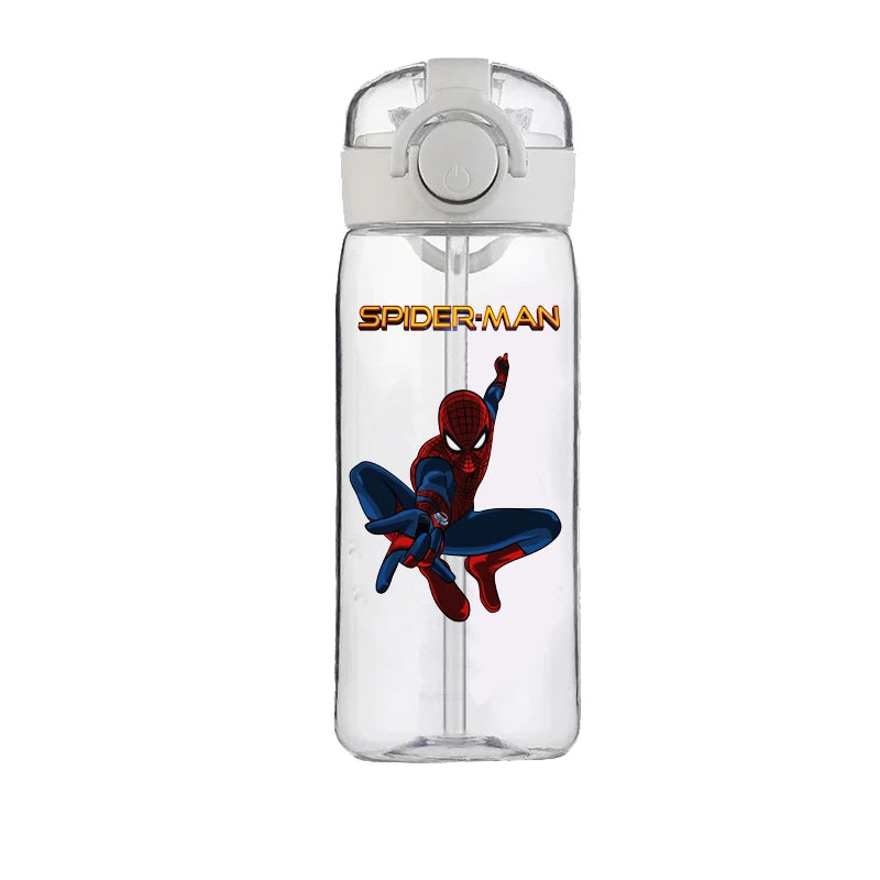 Marvel Spider-Man 400 ml Heat-Resistant Plastic Water Bottle for Kids – Large Capacity