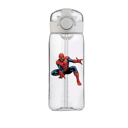 Marvel Spider-Man 400 ml Heat-Resistant Plastic Water Bottle for Kids – Large Capacity