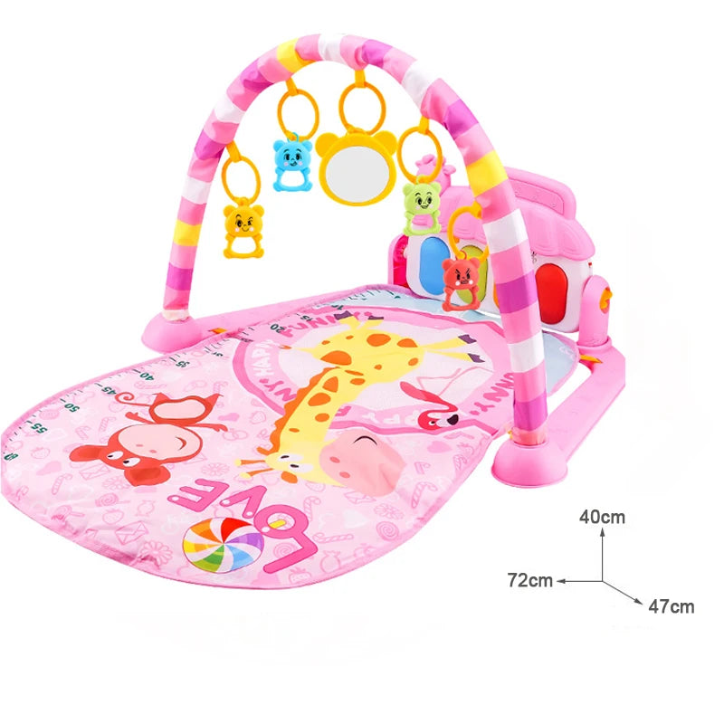 PlayTune™ Musical Baby Activity Gym – Piano Play Mat & Crawling Pad for Infants and Toddlers