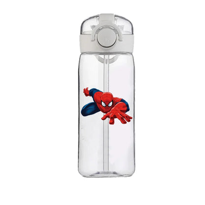 Marvel Spider-Man 400 ml Heat-Resistant Plastic Water Bottle for Kids – Large Capacity