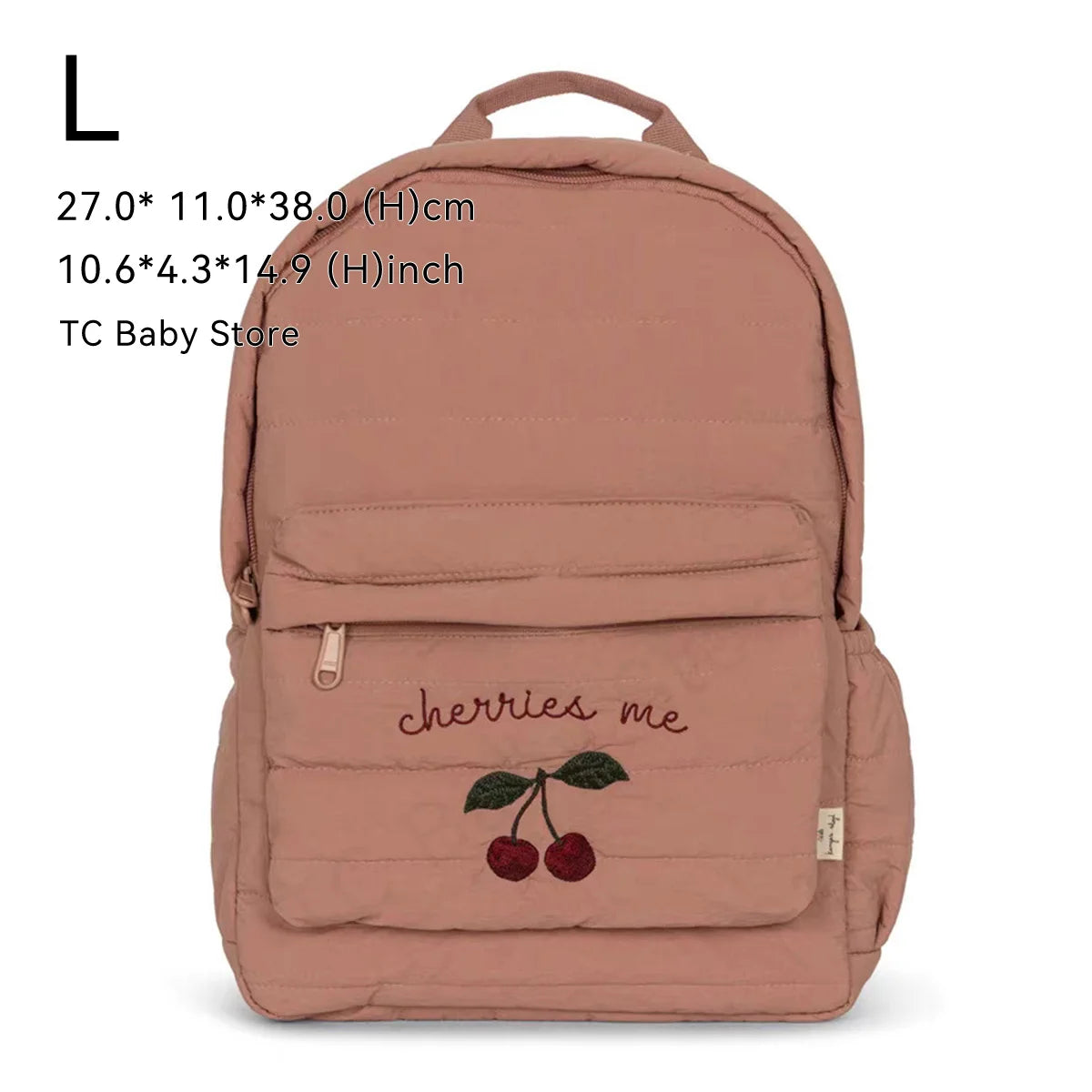 New KS Baby Backpack Parent-child Kids Schoolbag Kindergarten Bags Brand Traveling Cherry Children's Boys Girls Mom Storage