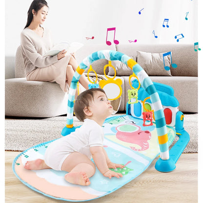 PlayTune™ Musical Baby Activity Gym – Piano Play Mat & Crawling Pad for Infants and Toddlers