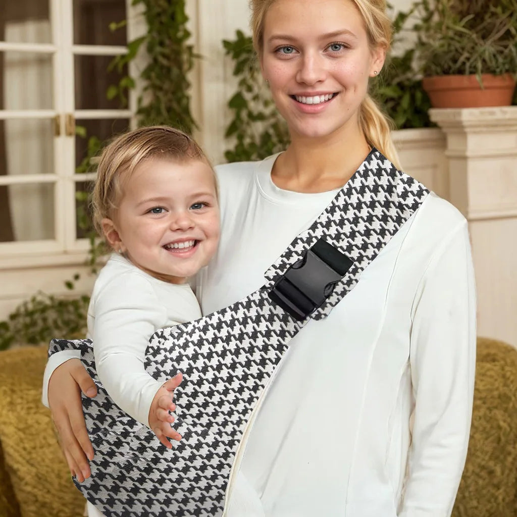 BabyGlide™ Portable Baby Carrier Wrap & Sling – Adjustable Shoulder Strap Infant Bag Carrier for Toddlers & Kids