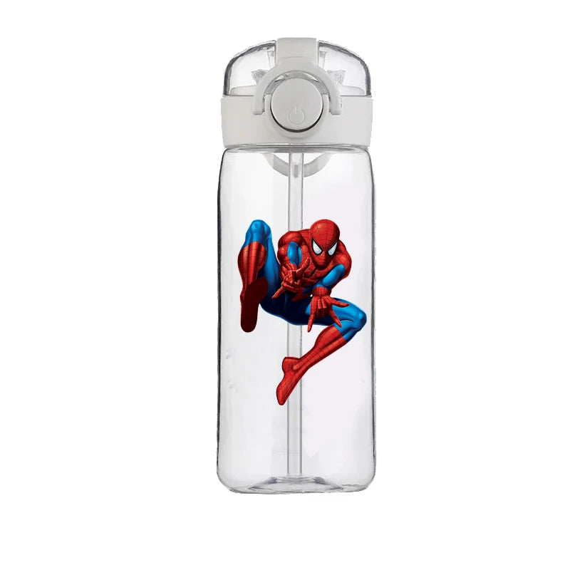 Marvel Spider-Man 400 ml Heat-Resistant Plastic Water Bottle for Kids – Large Capacity
