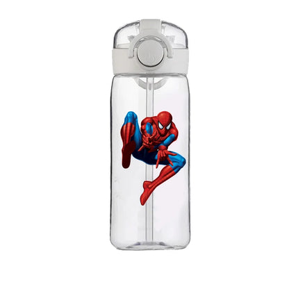 Marvel Spider-Man 400 ml Heat-Resistant Plastic Water Bottle for Kids – Large Capacity