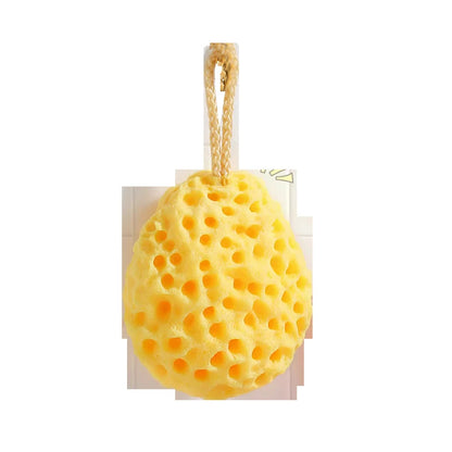 SoftMesh™ Nylon Mesh Shower Sponge Ball – Baby & Adult Body Scrub Pouf with Foam Exfoliating Brush