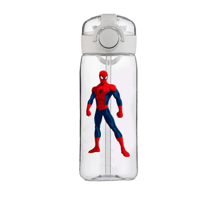 Marvel Spider-Man 400 ml Heat-Resistant Plastic Water Bottle for Kids – Large Capacity