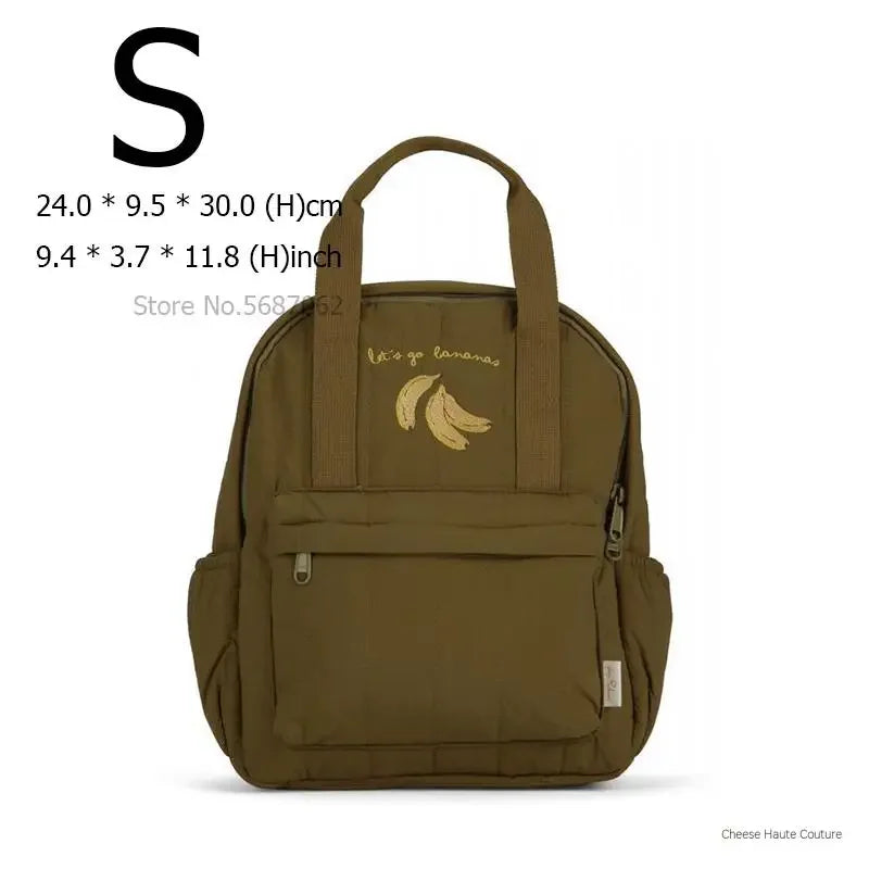 New KS Baby Backpack Parent-child Kids Schoolbag Kindergarten Bags Brand Traveling Cherry Children's Boys Girls Mom Storage