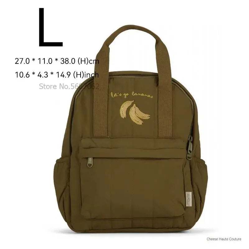 New KS Baby Backpack Parent-child Kids Schoolbag Kindergarten Bags Brand Traveling Cherry Children's Boys Girls Mom Storage