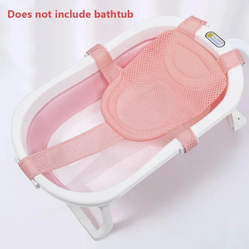 SnuggleBath™ Newborn Bathtub Pillow – Anti-Slip Soft Cushion Baby Bath Seat & Support Mat