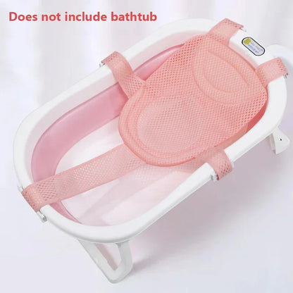 SnuggleBath™ Newborn Bathtub Pillow – Anti-Slip Soft Cushion Baby Bath Seat & Support Mat
