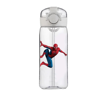 Marvel Spider-Man 400 ml Heat-Resistant Plastic Water Bottle for Kids – Large Capacity