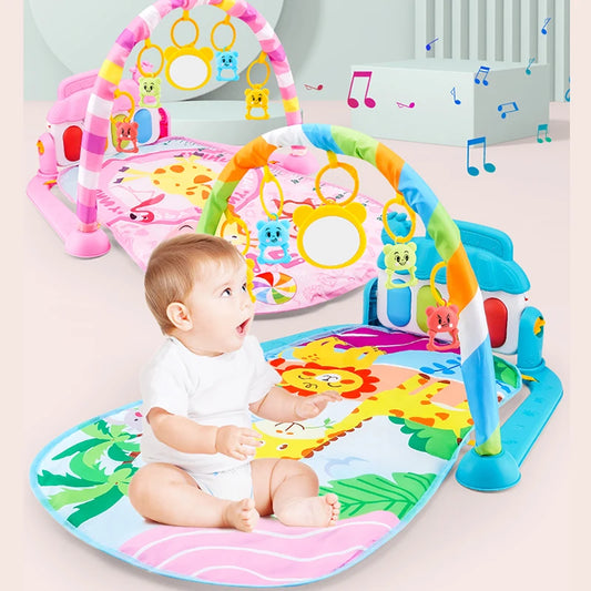 PlayTune™ Musical Baby Activity Gym – Piano Play Mat & Crawling Pad for Infants and Toddlers