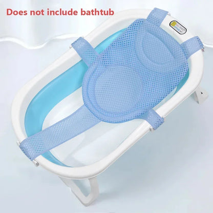 SnuggleBath™ Newborn Bathtub Pillow – Anti-Slip Soft Cushion Baby Bath Seat & Support Mat